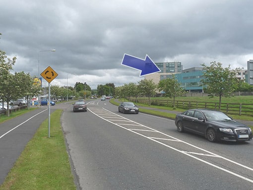Cleeney Roundabout, Killarney, from Killorglin direction